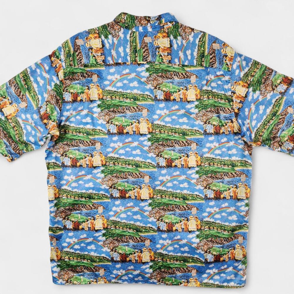 Vintage Reyn Spooner Shirt Mens XL Golf Event Print Button Up 90s Vintage Hawaii - Picture 5 of 10